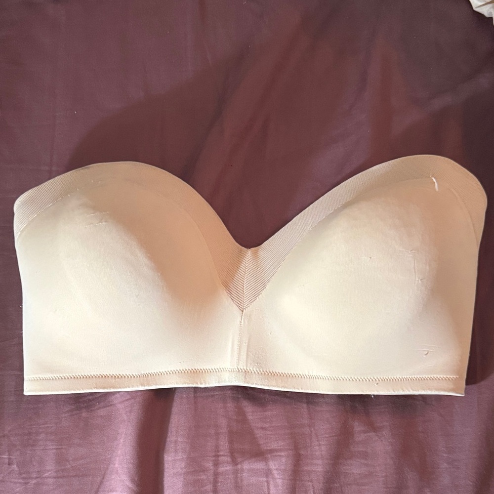 Lively Cream Bandeau Bra